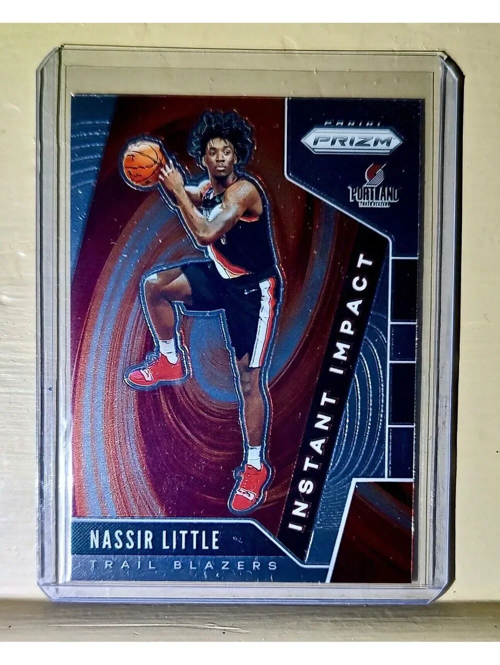 Nassir Little 2019-20 Panini Prizm Instant Impact NBA #19 Rookie Card